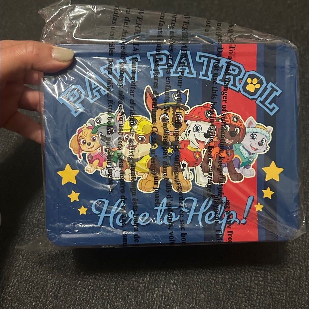NWT Paw Patrol Blue and Red Lunch Box - Picture 4 of 8